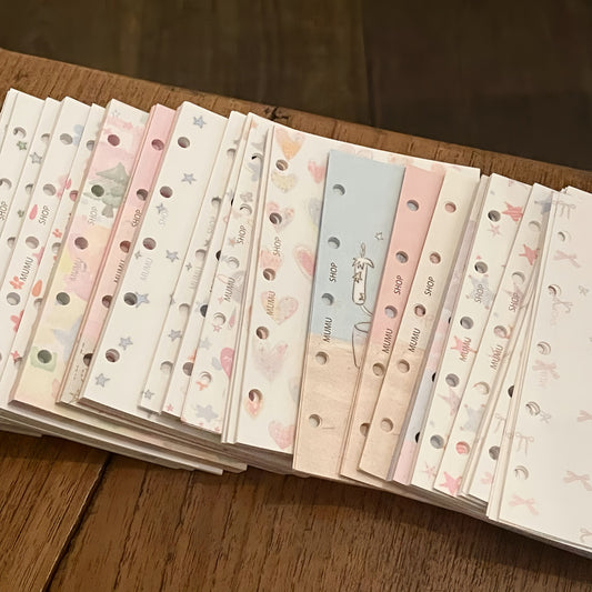 Salt-Style 52PCS M5 Planner/Journals Refill Set - 52 PCS