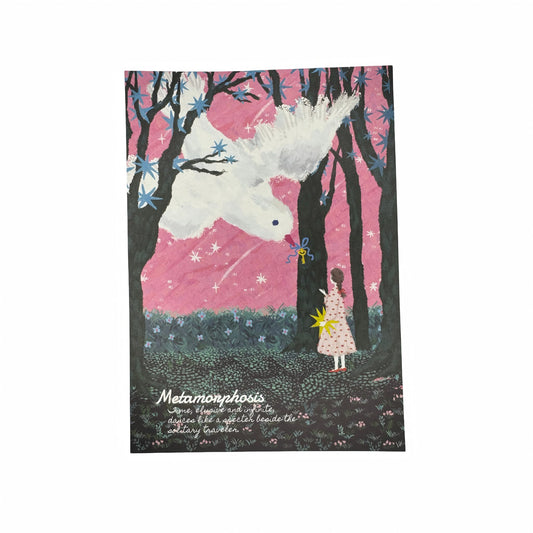 NEW LIFE Illustrated Writting Letter Papers - 5 PCS