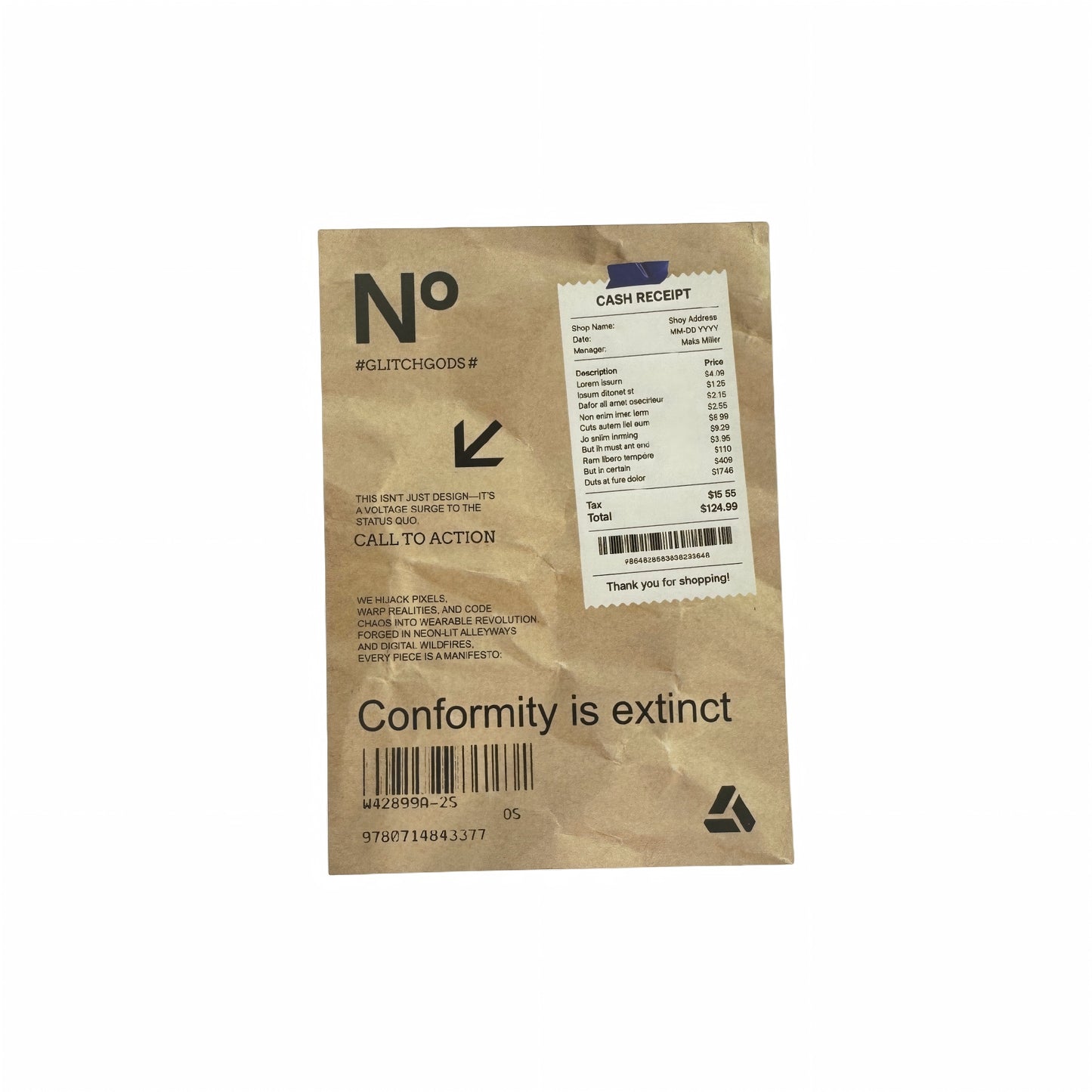 Recirculation Minimalist Clean Fit Aesthetic Decorative Matte Backcards - 5 PCS