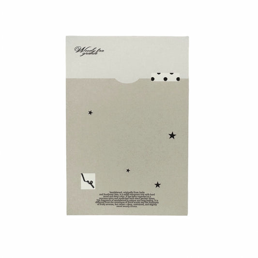 Fragrance Black & White Tones Aesthetic Decorative Matte Backcards - 5 PCS