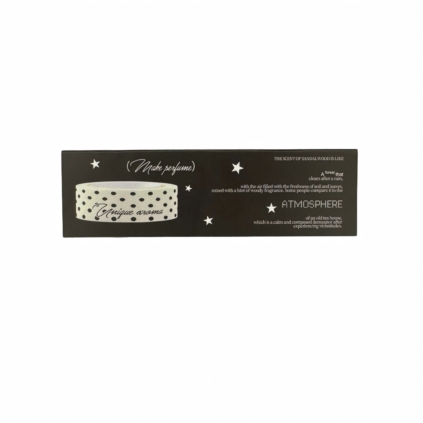 Fragrance Black & White Tones Aesthetic Slim Header Cards - 5 PCS