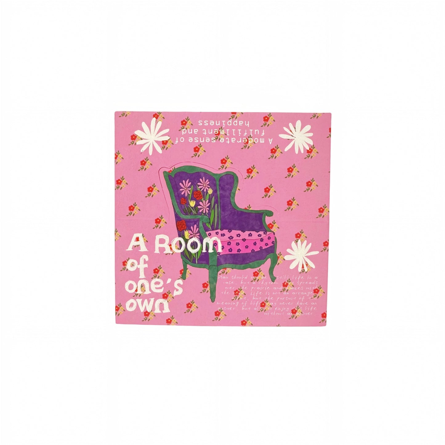 A Room of One's Own Illustrated Aesthetic Die-Cut Header Cards - 5 PCS