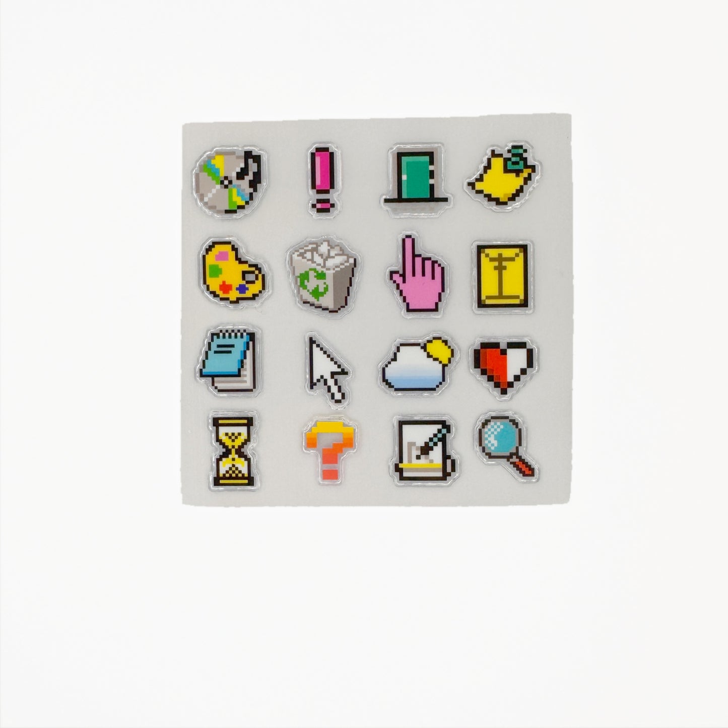 Lost Command - 3D Puffy Transparent Stickers - 1 SHEET