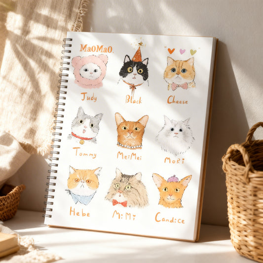 Romantic & Free June <MaoMao> - Original Washi Sticker Sheet - 1 SHEET