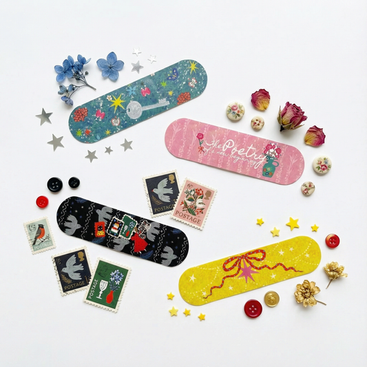 NEW LIFE Bandage-Style Matte Patch Strip Sticker Set - 5 SHEETS
