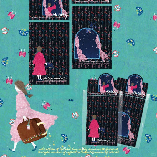 NEW LIFE Premium Artistic Decorative Matte Backcard - 5 PCS