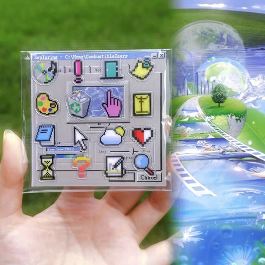 Lost Command - 3D Puffy Transparent Stickers - 1 SHEET