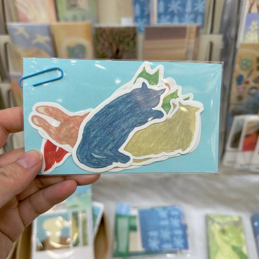 Cat Silhouette 15PCS Memo Pads Set - 15 PCS