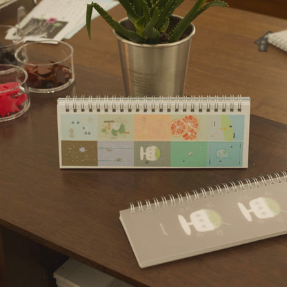 Summer & Autumn Breath - Silver-Foiled Washi Tape - 1 TAPE