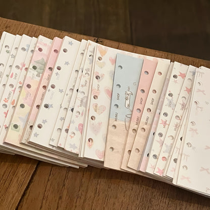Salt-Style 52PCS M5 Planner/Journals Refill Set - 52 PCS
