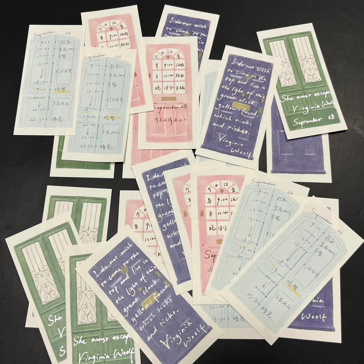 World of Doors - 20PCS Memo Pads Set - 20 PCS