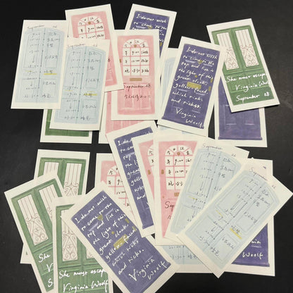 World of Doors - 20PCS Memo Pads Set - 20 PCS