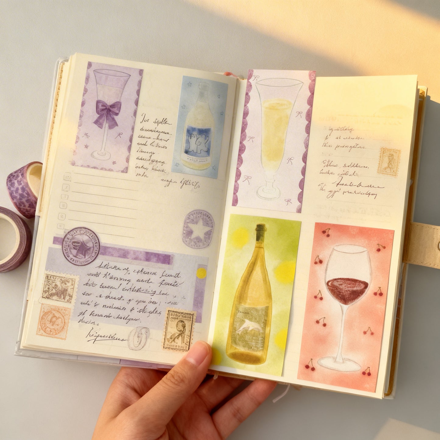 Tipsy Season - 20PCS Strip Memo Pads/Notes Set - 20 PCS