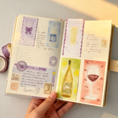 Tipsy Season - 20PCS Strip Memo Pads/Notes Set - 20 PCS