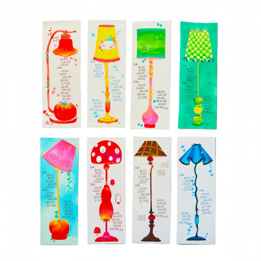 Lamps of Timeline 40PCS Memo Pads Set - 40 PCS
