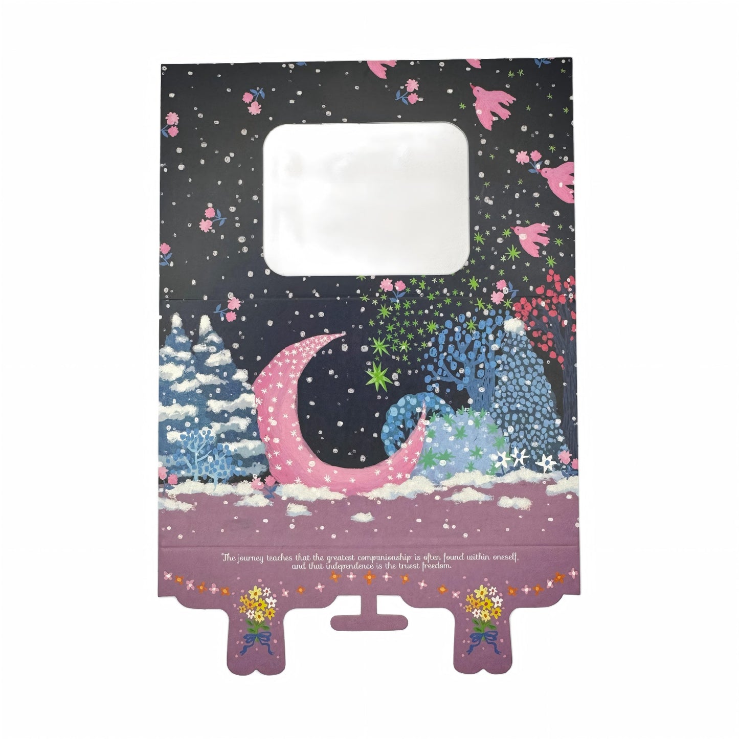 NEW LIFE The New Year Express - Multi-Functional Die-Cut Foldable Folio Art Print - 5 PCS
