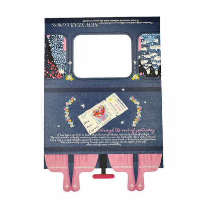 NEW LIFE The New Year Express - Multi-Functional Die-Cut Foldable Folio Art Print - 5 PCS