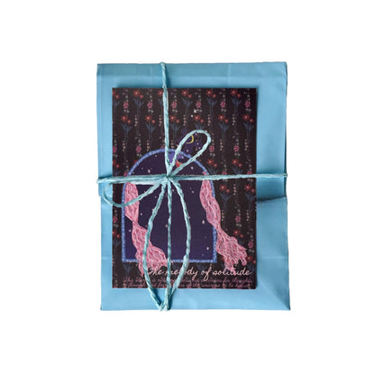 NEW LIFE Premium Artistic Decorative Matte Backcard - 5 PCS