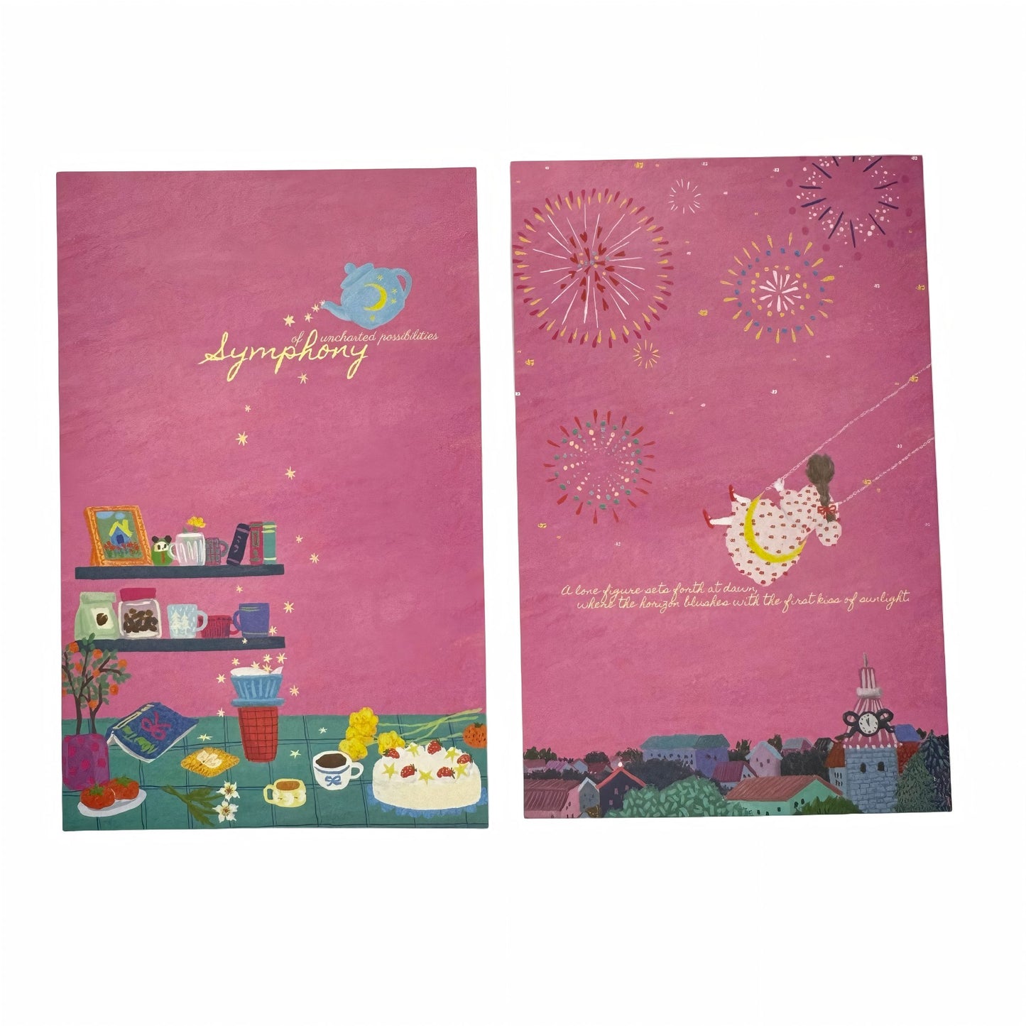 NEW LIFE Premium Artistic Decorative Matte Backcard - 5 PCS