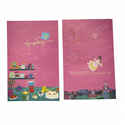 NEW LIFE Premium Artistic Decorative Matte Backcard - 5 PCS
