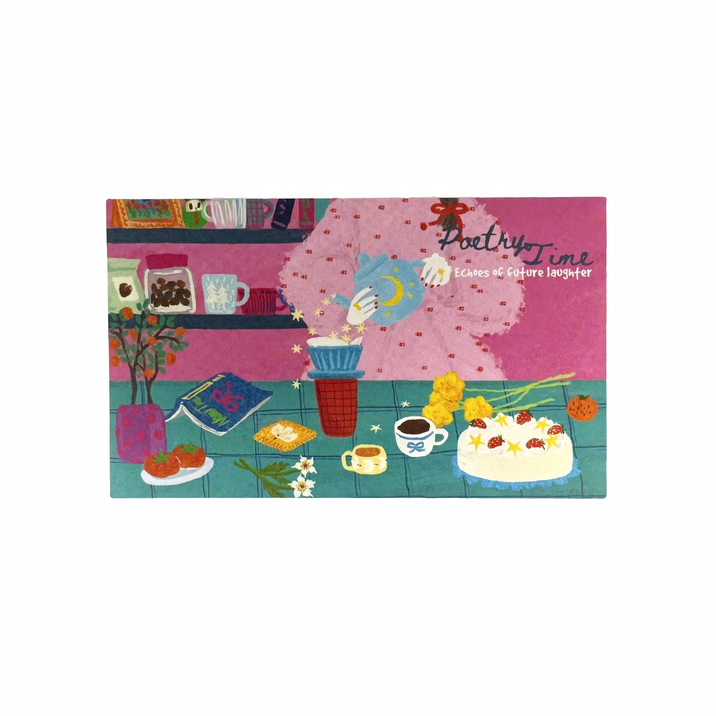 NEW LIFE Premium Storytelling Artistic Matte Seal Stickers - 5 PCS