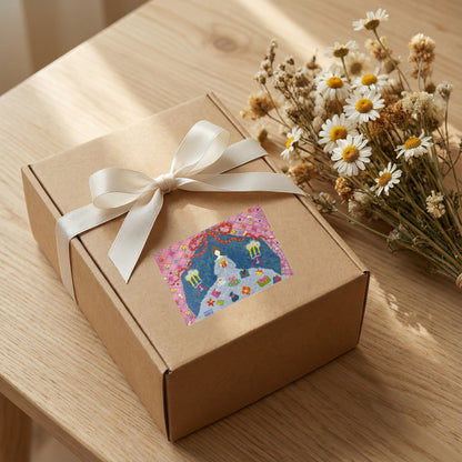 NEW LIFE 30 Pcs (10 Designs) Vintage Oil Painting Matte Stickers Set Ephemera Pack - 30 PCS