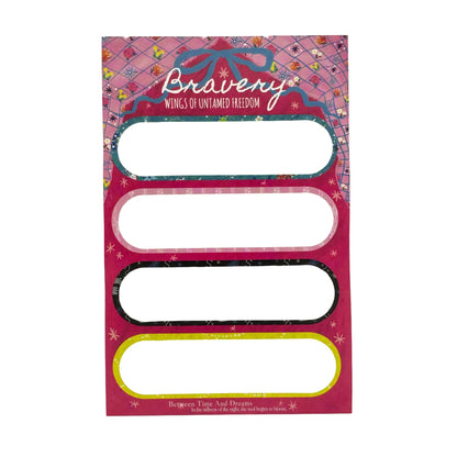 NEW LIFE Bandage-Style Matte Patch Strip Sticker Set - 5 SHEETS
