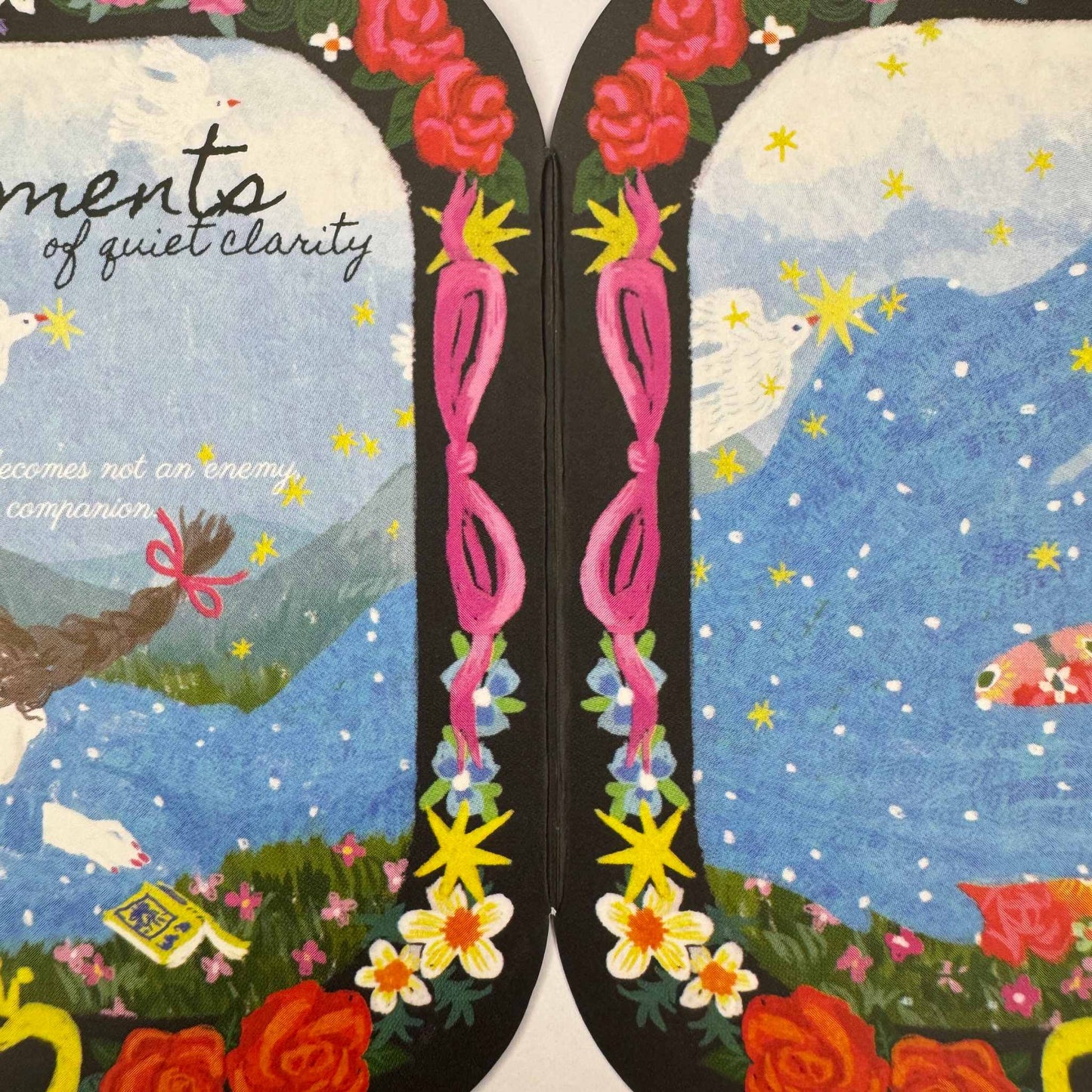 NEW LIFE Artistic Sculptural Multi-Functional Die-Cut Foldable Folio Art Print - 5 PCS