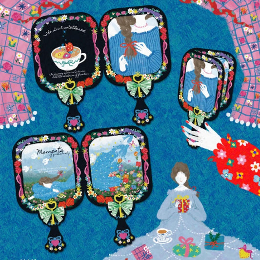 NEW LIFE Artistic Sculptural Multi-Functional Die-Cut Foldable Folio Art Print - 5 PCS