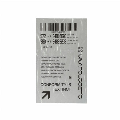 Recirculation Minimalist Clean Fit Aesthetic Matte Seal Stickers - 5 PCS
