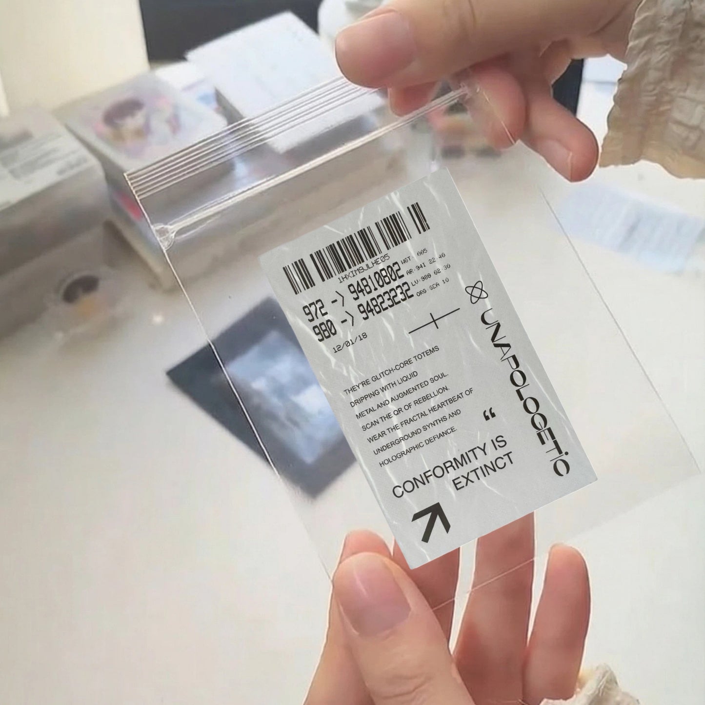Recirculation Minimalist Clean Fit Aesthetic Matte Seal Stickers - 5 PCS