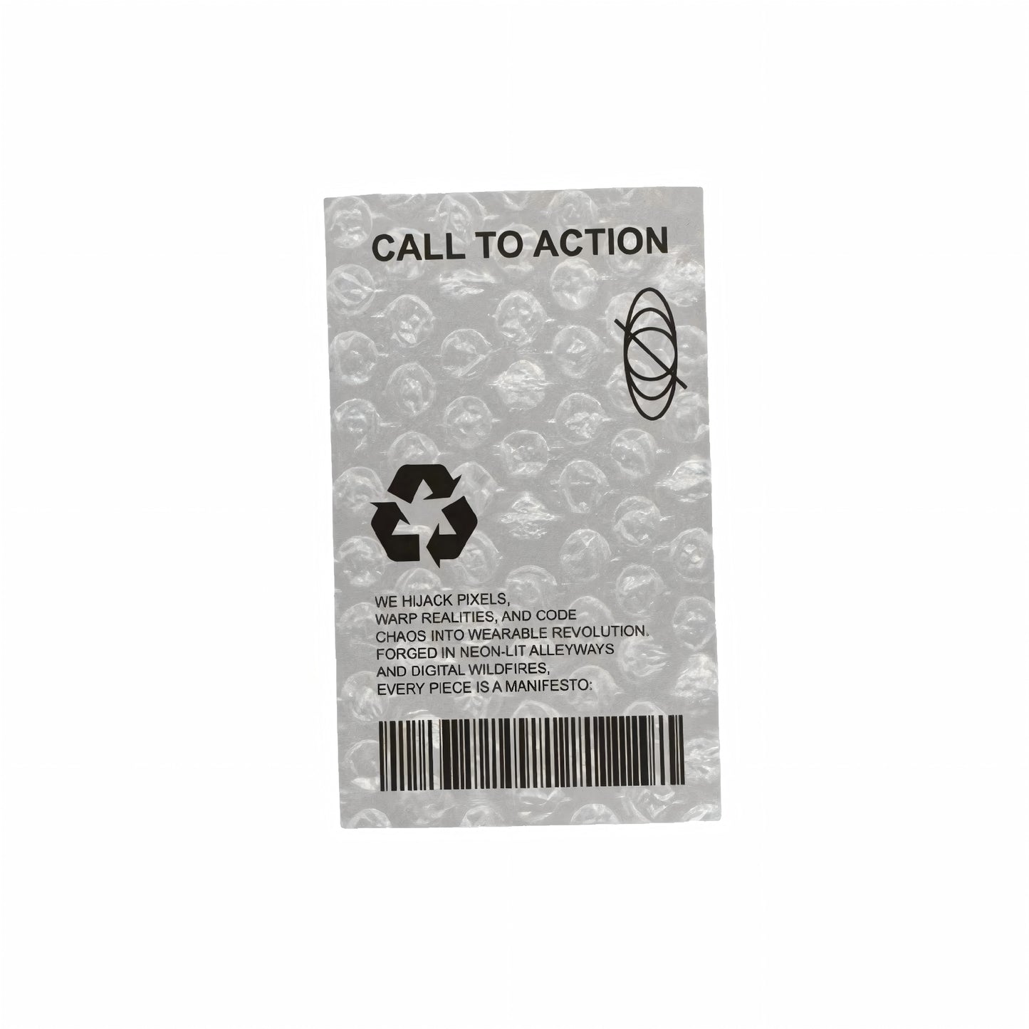 Recirculation Minimalist Clean Fit Aesthetic Matte Seal Stickers - 5 PCS