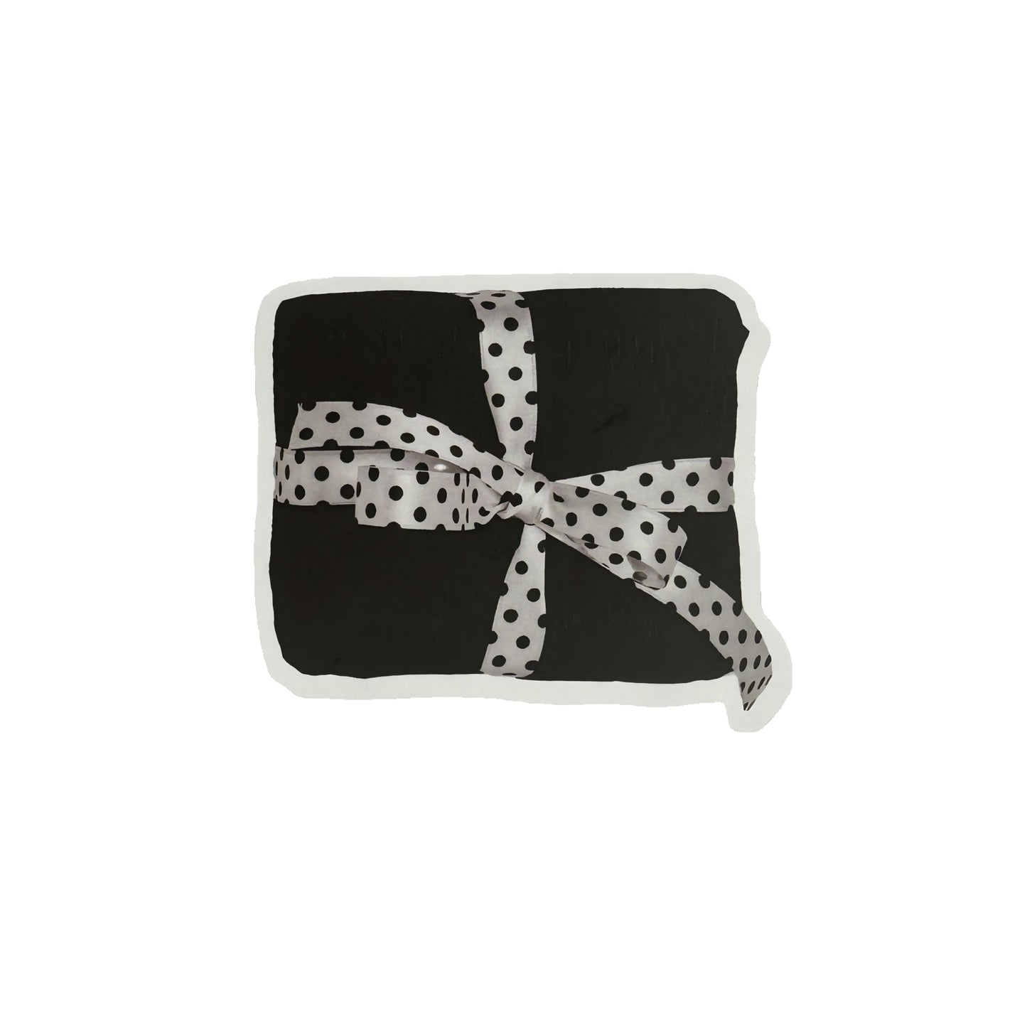Fragrance 30 Pcs Black & White Tones Aesthetic Die-Cut Stickers Set Ephemera Pack - 30 PCS