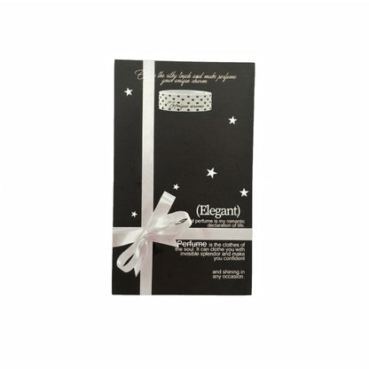 Fragrance Black & White Tones Aesthetic Matte Seal Stickers - 5 PCS