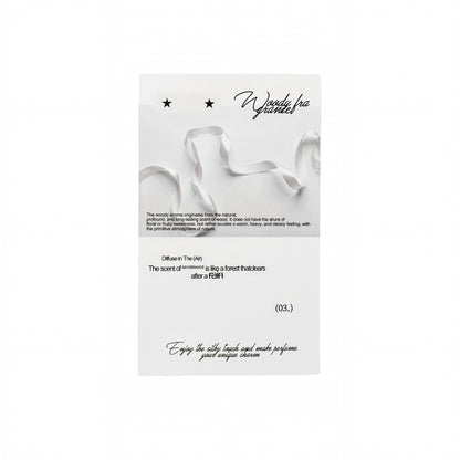 Fragrance Black & White Tones Aesthetic Matte Seal Stickers - 5 PCS