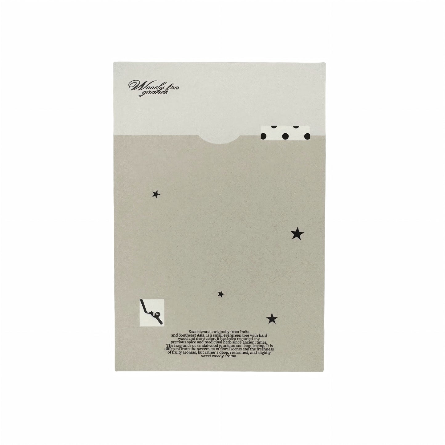 Fragrance Black & White Tones Aesthetic Decorative Matte Backcards - 5 PCS