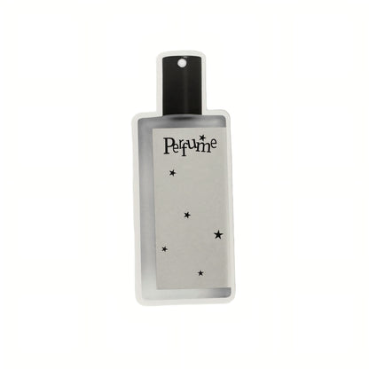 Fragrance Black & White Tones Aesthetic Matte Die-Cut Gift Hang Tags & Paper Charms Set - 10 PCS