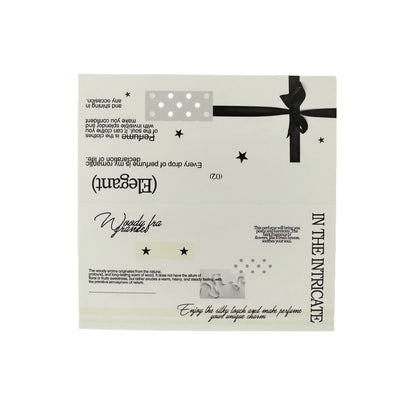 Fragrance  Black & White Tones Aesthetic Header Cards - 5 PCS