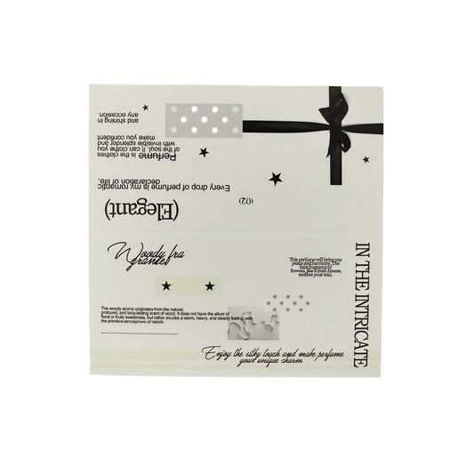 Fragrance  Black & White Tones Aesthetic Header Cards - 5 PCS