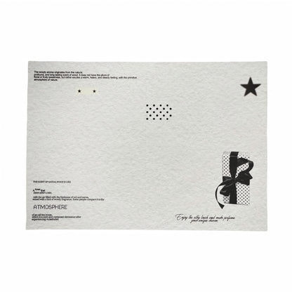 Fragrance Black & White Tones Aesthetic Multi-Functional Foldable Folio Art Print - 5 PCS