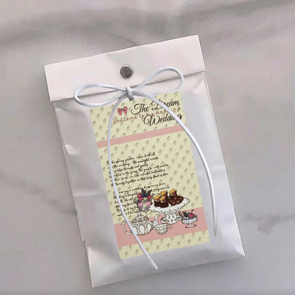 The Dream Wedding - Wedding Themed Illustrated Aesthetic Matte Seal Stickers - 5 PCS
