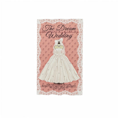 The Dream Wedding - Wedding Themed Illustrated Aesthetic Matte Seal Stickers - 5 PCS