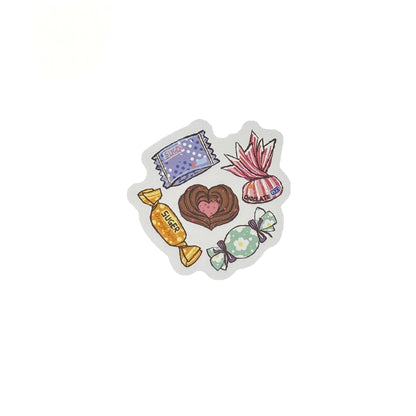 The Dream Wedding  24pcs Wedding Themed Illustrated Aesthetic Die-Cut Stickers Set Ephemera Pack - 24 PCS