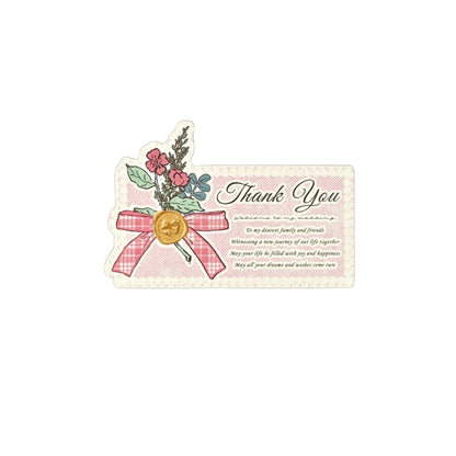 The Dream Wedding - Wedding Themed Illustrated Aesthetic Multi-Functional Die-Cut Folio Foldable Art Print Set - 5 SETS