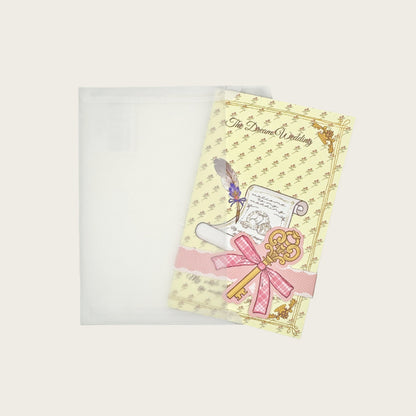 The Dream Wedding - Wedding Themed Illustrated Aesthetic Multi-Functional Die-Cut Folio Foldable Art Print Set - 5 SETS