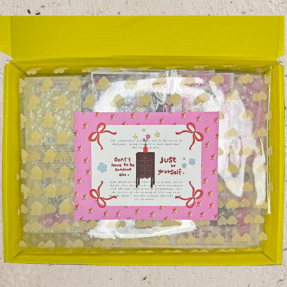 A Room of One's Own Illustrated Aesthetic Jumbo Matte Decorative Parcel Box Seal Stickers - 5 PCS