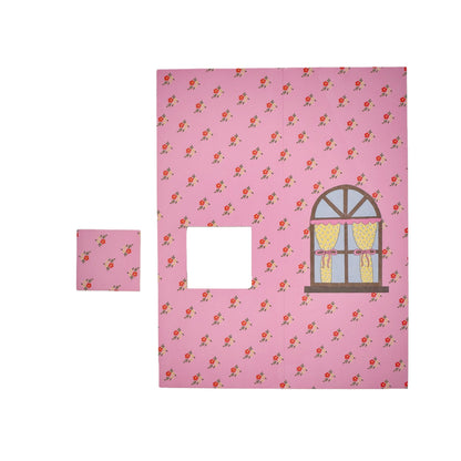 A Room of One's Own Illustrated Aesthetic Multi-Functional Hollow Die-Cut Folio Foldable Art Print - 5 PCS
