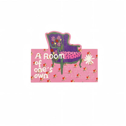 A Room of One's Own Illustrated Aesthetic Die-Cut Header Cards - 5 PCS