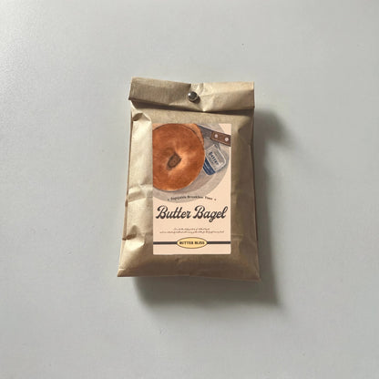 Bagel Baking Gourmet Aesthetic Matte Seal Stickers Set - 5 PCS