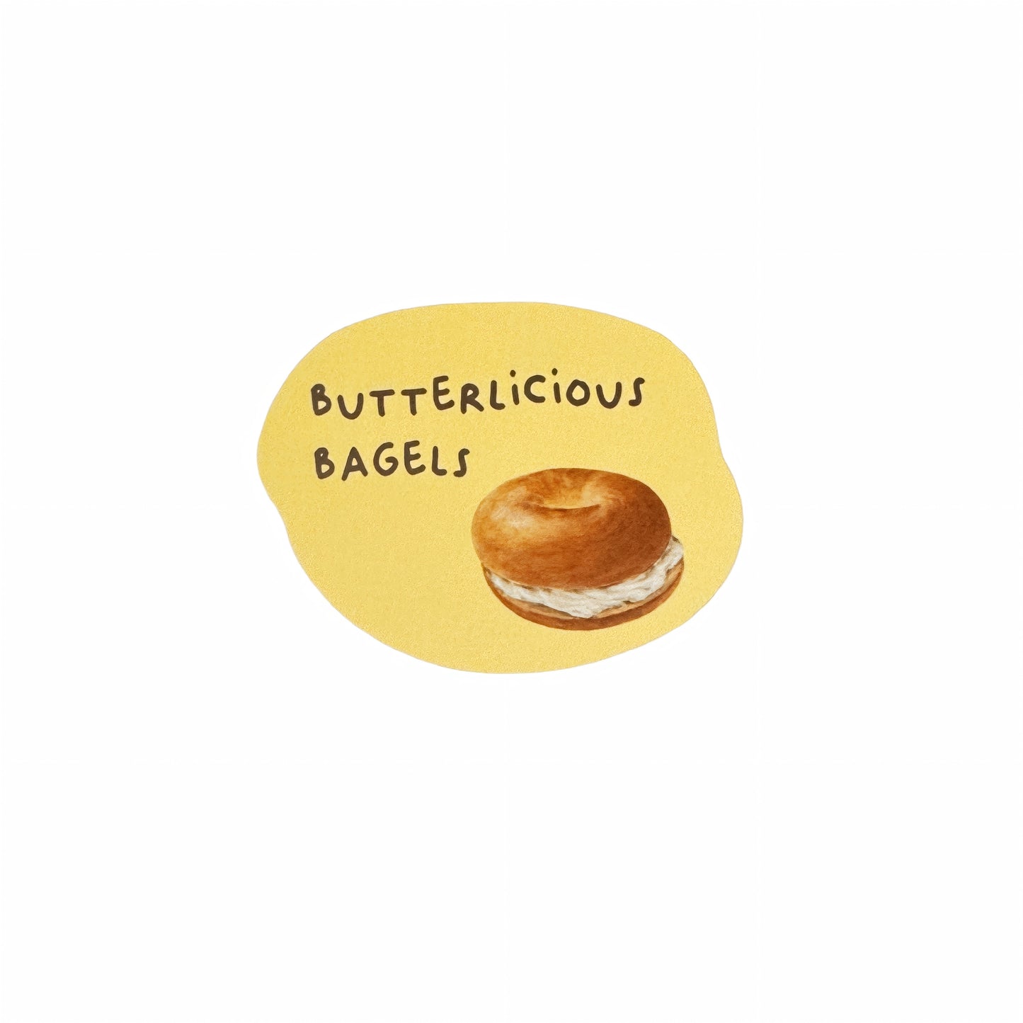 Bagel 21pcs Baking Gourmet Aesthetic Die-Cut Stickers Set Ephemera Pack - 21 PCS